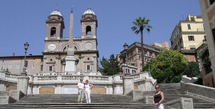 Plaza España en Roma