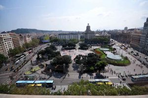 La plaza más famosa de Barcelona